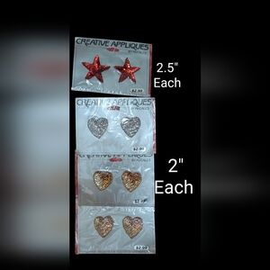 McCall's Sequin Star and Heart Appliques